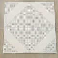 Perfortated aluminum clip in ceiling tile